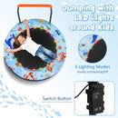 Mini Trampoline Folding Small Rebounder for Kids with Lights