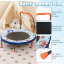 Mini Trampoline Folding Small Rebounder for Kids with Lights by LJGDeals