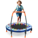Mini Trampoline Folding Small Rebounder for Kids with Lights by LJGDeals