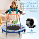 Mini Trampoline Folding Small Rebounder for Kids with Lights