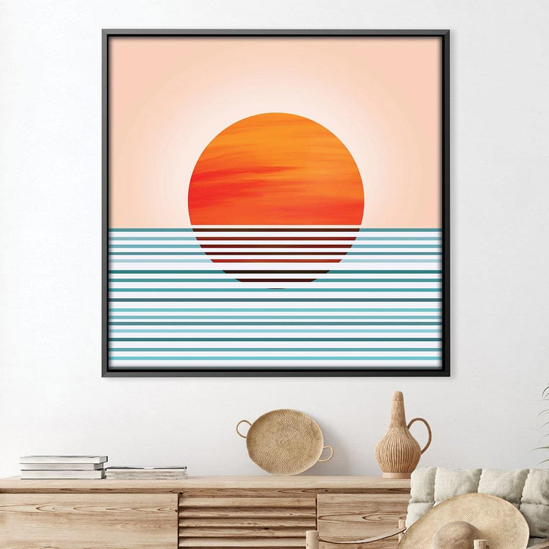 Minimal Sunset Canvas