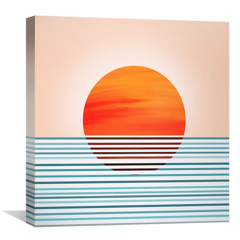 Minimal Sunset Canvas