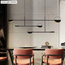 GobekUsa Minimalist 3-Arm Pendant Light with 4 Bulbs for Dining Room Island