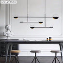 GobekUsa Minimalist 3-Arm Pendant Light with 4 Bulbs for Dining Room Island