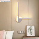 GobekUsa Minimalist Acrylic Cross LED Wall Sconce in Black/White for Bedside Lighting - Warm/White Ambiance