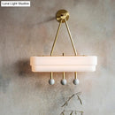 GobekUsa Minimalist Acrylic LED Sconce Light Fixture - Rectangle Shape - White Finish - dining room, Warm/White Light