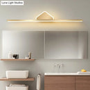 GobekUsa Minimalist Acrylic LED Vanity Light with Gold Finish for Bathroom Walls
