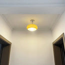 GobekUsa Glass Copper LED Ceiling Light Fixture for Home Decor Porch Hallway Room