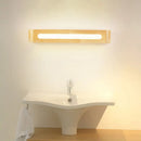 GobekUsa Nordic-Style Wood Wall Sconce with LED Bedside Lighting