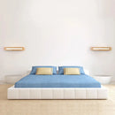 GobekUsa Nordic-Style Wood Wall Sconce with LED Bedside Lighting