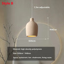 GobekUsa Cement Chandelier Light: Designer Home Decor for Living Room, Bedroom, and Bar