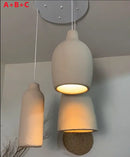 GobekUsa Cement Chandelier Light: Designer Home Decor for Living Room, Bedroom, and Bar