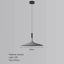 GobekUsa Cement UFO LED Pendant Lights for Dining Room Decor & Home Lighting