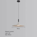 GobekUsa Cement UFO LED Pendant Lights for Dining Room Decor & Home Lighting