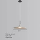 GobekUsa Cement UFO LED Pendant Lights for Dining Room Decor & Home Lighting