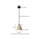 GobekUsa Cement LED Pendant Lights for Bedroom Living Room Kitchen House Decor