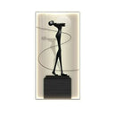 Abstract Figure Luminous Canvas Painting Wall Lamps by GobekUsa