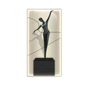 Abstract Figure Luminous Canvas Painting Wall Lamps by GobekUsa