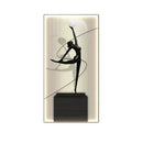 Abstract Figure Luminous Canvas Painting Wall Lamps by GobekUsa