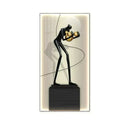 Abstract Figure Luminous Canvas Painting Wall Lamps by GobekUsa