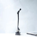 GobekUsa Abstract Thinker Metal Figurine Portrait Sculpture Home Decoration