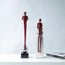 GobekUsa Abstract Thinker Metal Figurine Portrait Sculpture Home Decoration