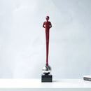GobekUsa Abstract Thinker Metal Figurine Portrait Sculpture Home Decoration
