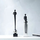 GobekUsa Abstract Thinker Metal Figurine Portrait Sculpture Home Decoration