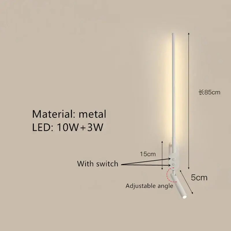 GobekUsa Adjustable Angle LED Wall Lamp 3000K Sconces for Bedside Reading, photo 13 of 18