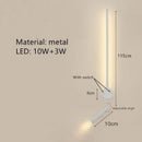 GobekUsa Adjustable Angle LED Wall Lamp 3000K Sconces for Bedside Reading