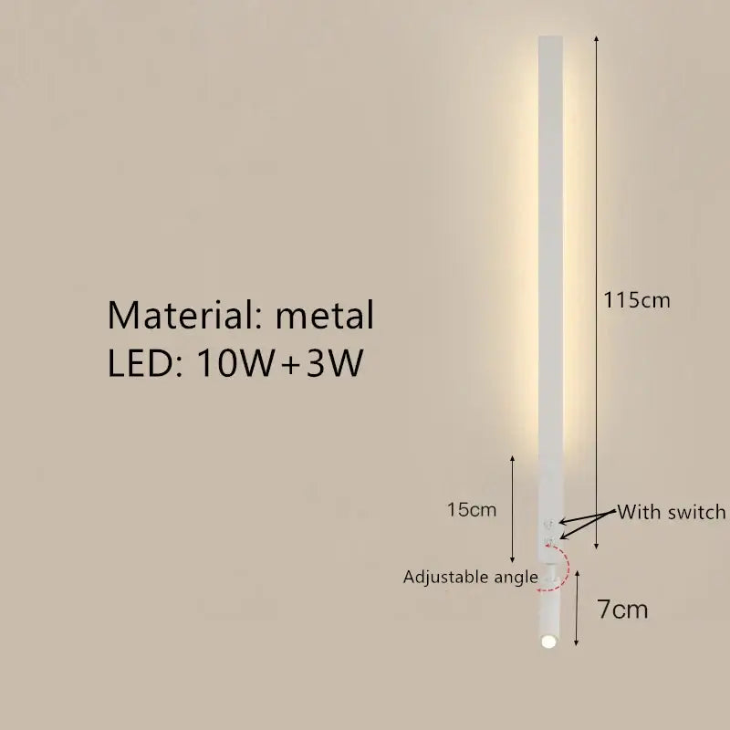GobekUsa Adjustable Angle LED Wall Lamp 3000K Sconces for Bedside Reading, photo 11 of 18