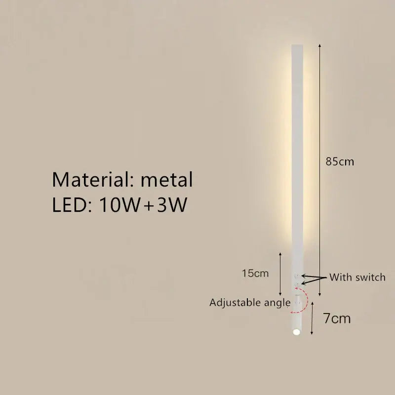 GobekUsa Adjustable Angle LED Wall Lamp 3000K Sconces for Bedside Reading, photo 15 of 18