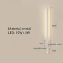 GobekUsa Adjustable Angle LED Wall Lamp 3000K Sconces for Bedside Reading