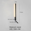 GobekUsa Adjustable Angle LED Wall Lamp 3000K Sconces for Bedside Reading