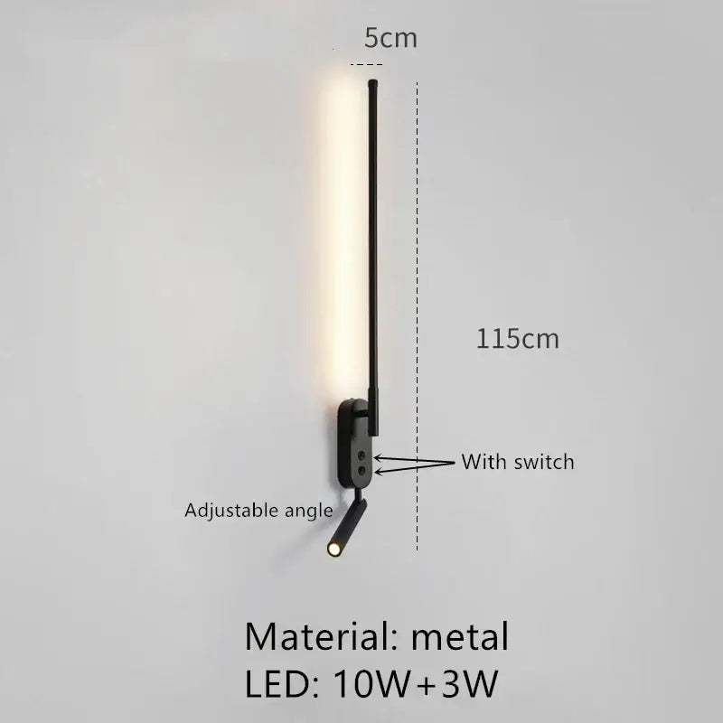GobekUsa Adjustable Angle LED Wall Lamp 3000K Sconces for Bedside Reading, photo 10 of 18