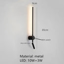 GobekUsa Adjustable Angle LED Wall Lamp 3000K Sconces for Bedside Reading