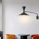 GobekUsa Adjustable Long Arm Wall Lamp for Reading, Bedroom, LED Minimalist Swing Lighting