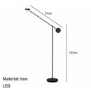 GobekUsa Adjustable Swing Arm Black Wall Lamp for Bedroom & Study Room