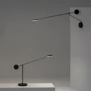 GobekUsa Adjustable Swing Arm Black Wall Lamp for Bedroom & Study Room