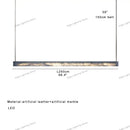 GobekUsa 2025 Marble Design Pendant Light - Dimmable LED Office Bar Decor