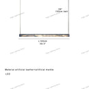 GobekUsa 2025 Marble Design Pendant Light - Dimmable LED Office Bar Decor