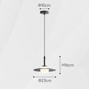GobekUsa Glass Pendant Lamp for Bedside with Copper Accents