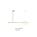 GobekUsa Geometric Copper Chandelier: Minimalist Bar & Restaurant Atmosphere