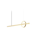 GobekUsa Geometric Copper Chandelier: Minimalist Bar & Restaurant Atmosphere