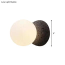 GobekUsa Grey Spherical Wall Sconce with Opal Glass Shade - Minimalist 1-Bulb Lighting Fixture