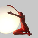 GobekUsa Humanoid Sculpture LED Table Lamp for Bedroom & Living Room