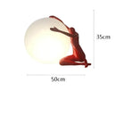GobekUsa Humanoid Sculpture LED Table Lamp for Bedroom & Living Room