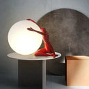 GobekUsa Humanoid Sculpture LED Table Lamp for Bedroom & Living Room