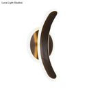 GobekUsa Minimalist Black Bend LED Wall Sconce - Acrylic Wall Mounted Lamp in White/Warm Light