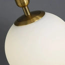 GobekUsa Glass Ball Wall Lamp Brass/Black Sconce for Living Room Bedroom Reading